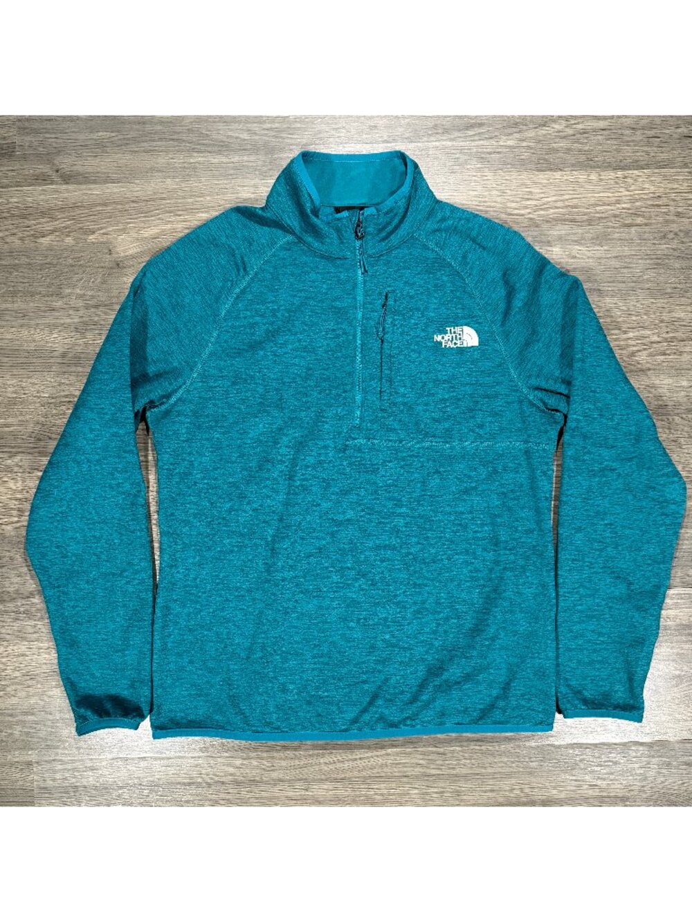 The North Face Men's Canyonlands 1/2-Zip Pullover Fleece Jacket - Blue/Green